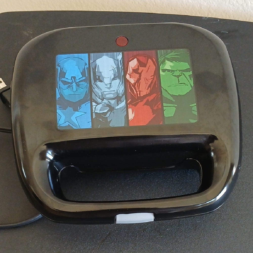 Marvel Avengers Waffle Maker with Superhero Design
